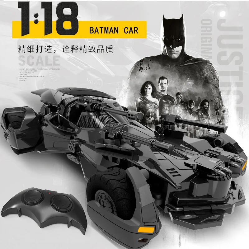 Premium Offer for  Batman RC Car 1:18 Kids Toy Gifts Rechargeable 2.4 GHz Remote Control Car Justice League