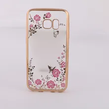 Высокое качество ультра тонкий супер мягкий цветок с покрытием из ТПУ силиконовый чехол для samsung S7 S7 край
