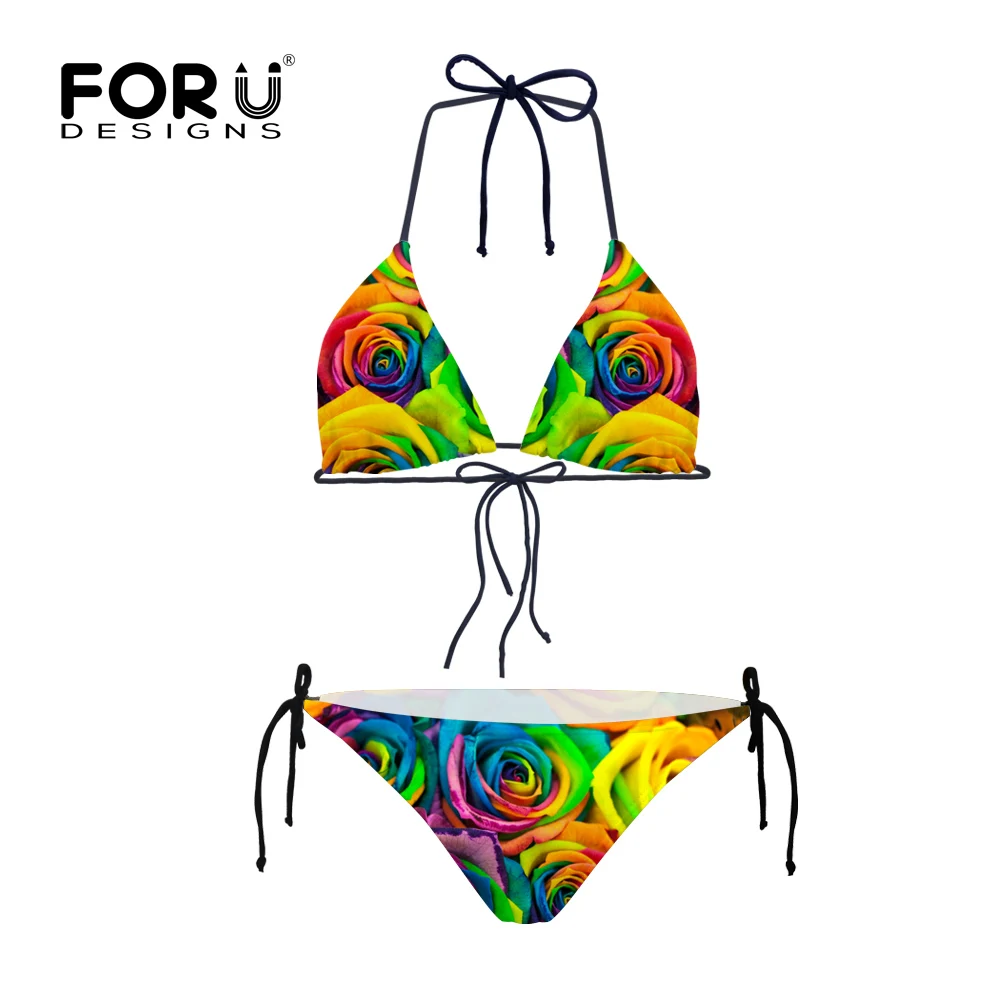 Buy FORUDESIGNS Girls Kids Swimsuit Pink Flower Rose