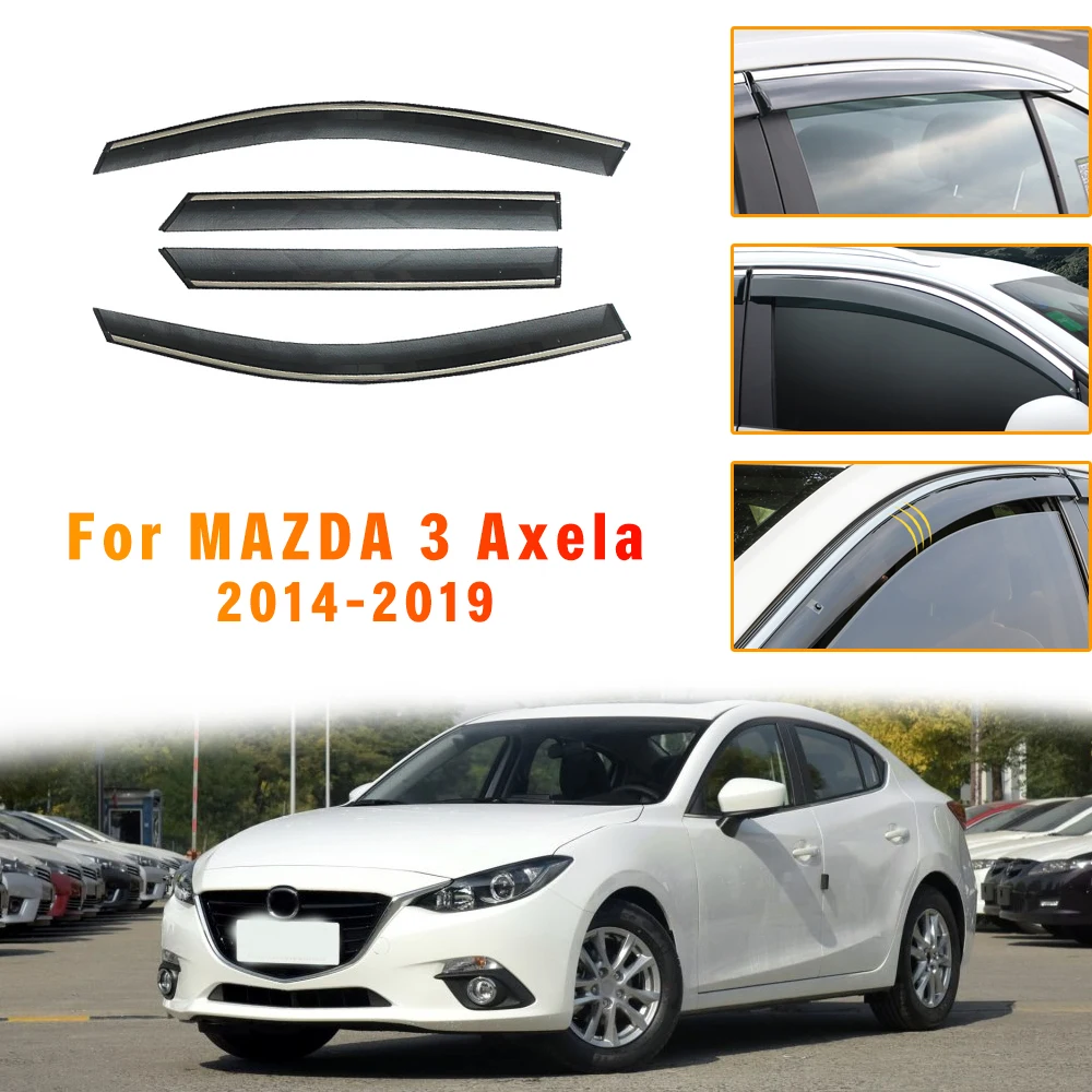 Козырёк от солнца и дождя для Mazda 3 Axela Hatchback/Sedan 2014 2015 2016 2017 2018|Навесы укрытия| |