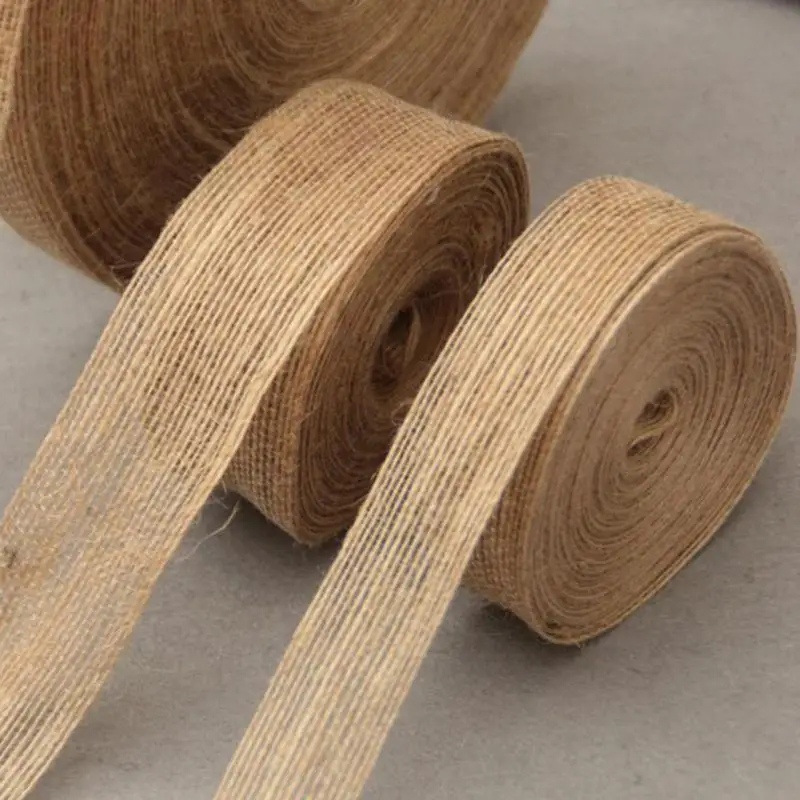 

Natural Jute Braided Belt Hessian Burlap Ribbon Rustic Wedding Flower Wrapping Decor 0.6cm, 1cm, 1.5cm, 2cm, 2.5cm, 3.8cm