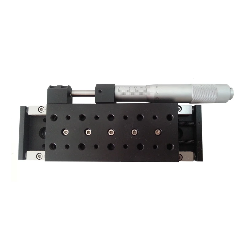 MLS-L114T50 precision manual translation stage small width and thin slide table micro-head drive displacement | Инструменты
