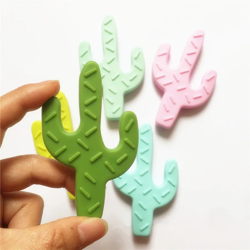 silicone cactus teether