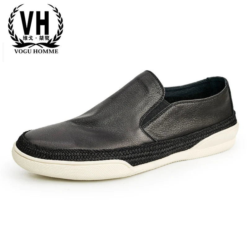 

2018 spring and autumn summer new genuine leather men's shoes casual shoes men, Doug shoes male loafer Driving soft cowhide