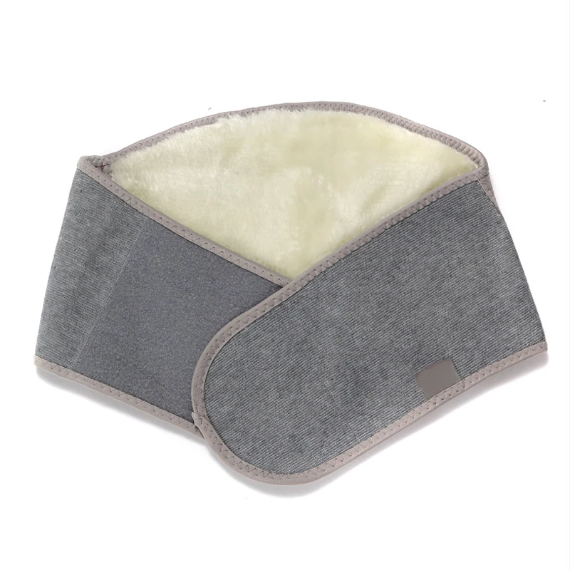 1piece charcoal cashmere back waist support belt warmers wool women