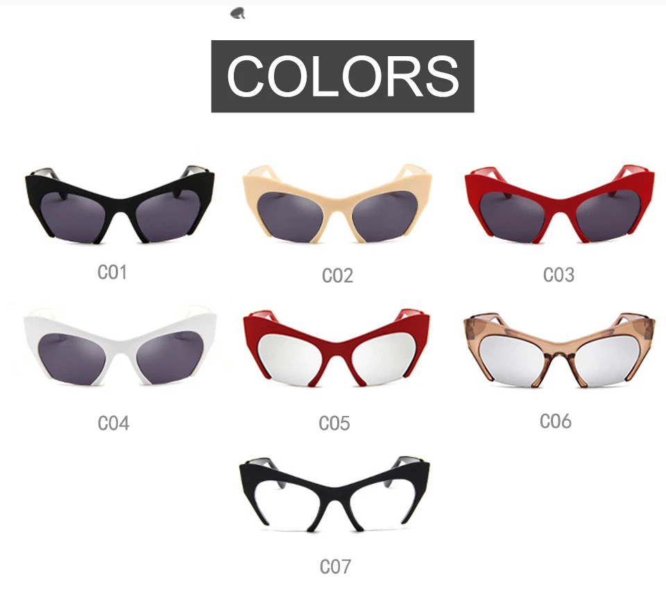RHAMAI Fashion Brand Designer Cat Eye Sunglasses Women Half Rim Sun Glasses Half Frame Women Shades UV400 Outdoor Eyewear (2)