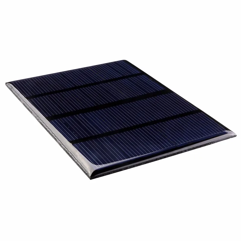 1Pc 12V 1.5W Wholesale Dropshipping MOONBIFFY Solar Panel Epoxy Polycrystaline Power Charge Module 115x85mm Mini Solar Cell