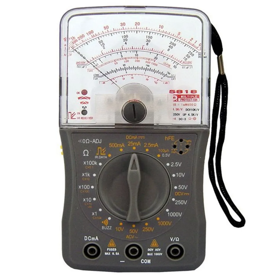 Analog Multimeter Mini Handheld Analog Multimeter Suitable For Family ...