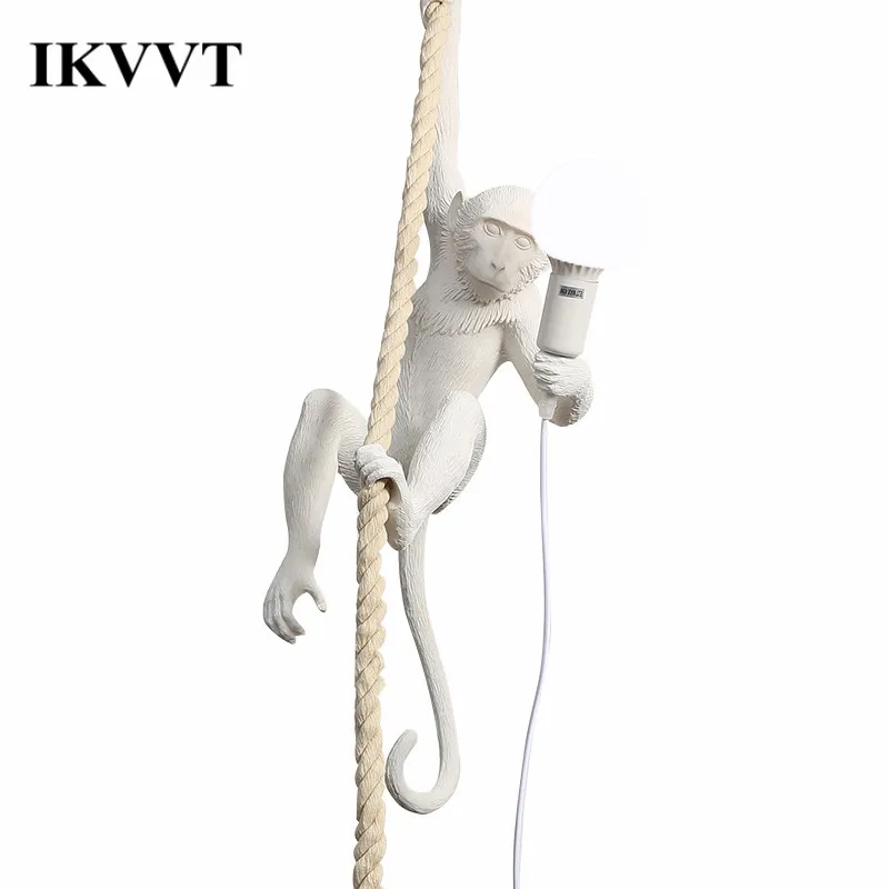 Современная Новинка подвесные светильники IKVVT белые/черные/Золотые из смолы в