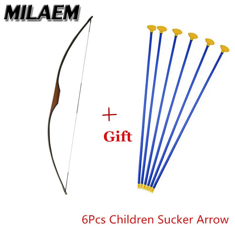 

1pc 36inch 6 Lbs Traditional Bow Children Bow Training Toy Games Practice Safe Shooting Outdoor Sports Kids Archery Accessories