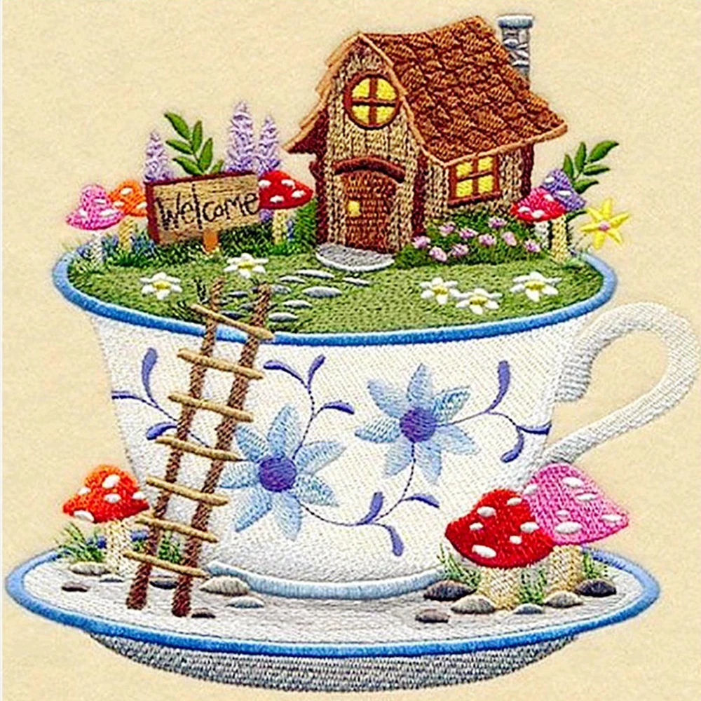 AZQSD-Diamond-Embroidery-Cartoon-Diamond-Painting-Cup-Diamond-Mosaic-House-5D-Diy-Needlework-Full-Square-Drill