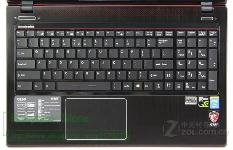 Для MSI GE60 GP62 GE70 GL62 PE60 GS70 GE62 GP62 GL62 GE72 GS70 GS60 GT72 PE60 15,6 17,3 дюйм чехол для клавиатуры из закаленного стекла