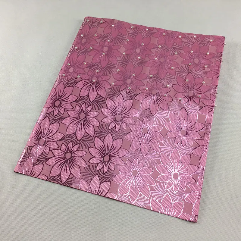 Розовые африканские повязки-тюрбаны Sego головной убор обертка 006 2шт 1 сумка Sego повязка на голову с бисером для свадебной вечеринки