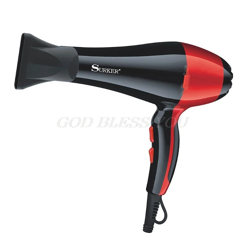 

2000W Professional Electric Blow Hair Dryer Fast Heating Energy-saving 2 Speed With Hairdressing Diffuser Set 220V