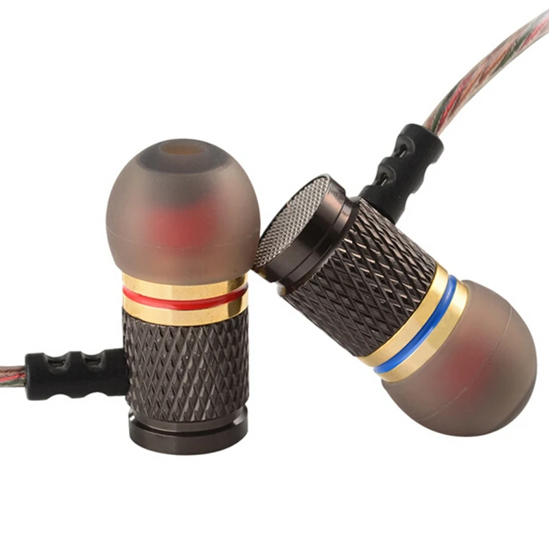 100 Original ED2 Professional In ear Metal Stereo Earphones Bass
