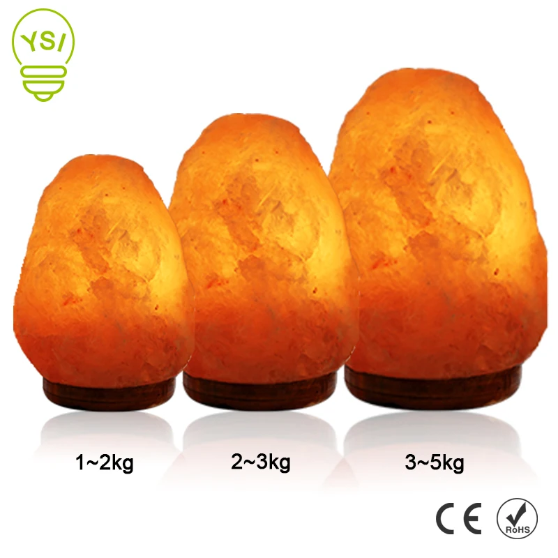 

EU/US Plug Air Purifier Night Salt Light Natural Shape Salt Lamp Relieving Stress Himalayan Crysta Salt Rock Lamp for Homes