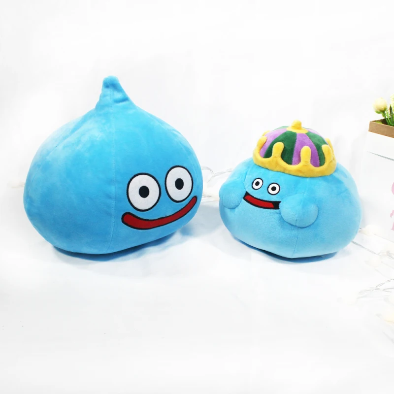 20/26 см новые игры Dragon Quest улыбка Slime Мультяшные Плюшевые игрушки Аниме, плюшевая мягкие игрушки для малышей, детей, подарок на день рождения, домашний декор