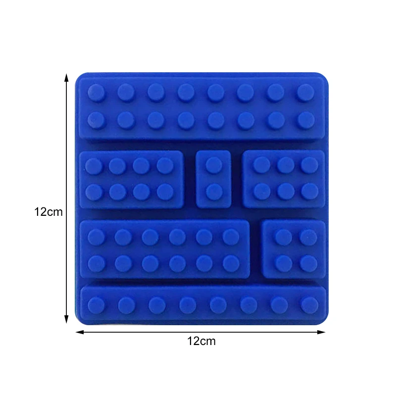 7 отверстий строительные блоки Формочки Для Мороженого на палочке для заморозки мороженого бар формы кирпич прямоугольный набор для работы с мастикой «сделай сам» инструмент для торта кубический лоток форма