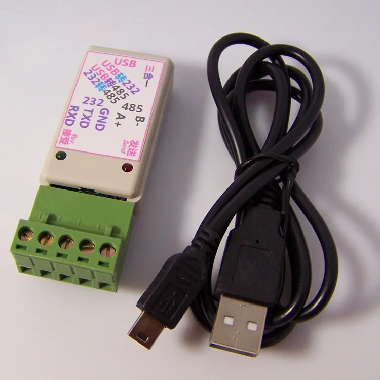Переходник 3 в 1 с USB на RS485 / RS232/ 232 485 со светодиодным индикатором | Электроника