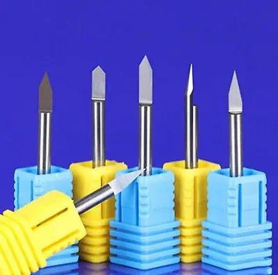 Резцы для Фрезы с ЧПУ размеры 3 175 мм диаметр вала плоским дном|cutter bit|knife cncmachine milling