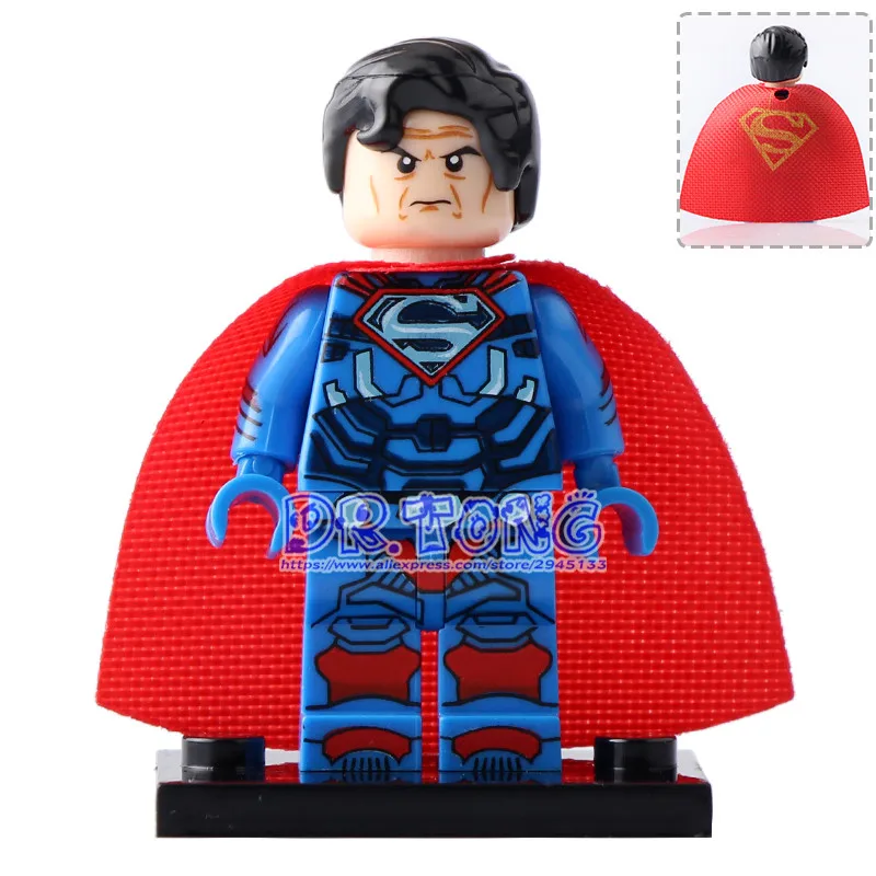 

DR TONG Single Sale PG248 Super Hero Avengers Superman Building Blocks Bricks Diy Toys Children Gifts PG8063
