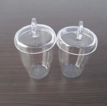 

15ml clear melting quartz crucibles with cover