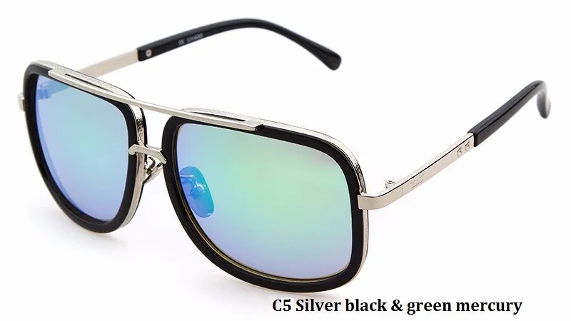 High Fashion Square Mens Sunglasses Brand Designer Unisex Gold Metal Frame Male Eyewear Quality Gradient Sun Glasses For Women