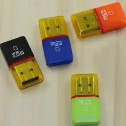 Лидер продаж 2 шт. USB 2,0 Мини Micro SD TF Card Reader адаптер памяти T-Flash Card Reader