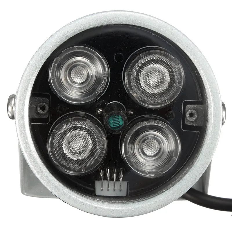 1 шт. CCTV светодиодный S 4 Массив ИК светодиодный светильник ИК инфракрасный Водонепроницаемый ночного видения CCTV заполняющий светильник для камеры видеонаблюдения ip-камера