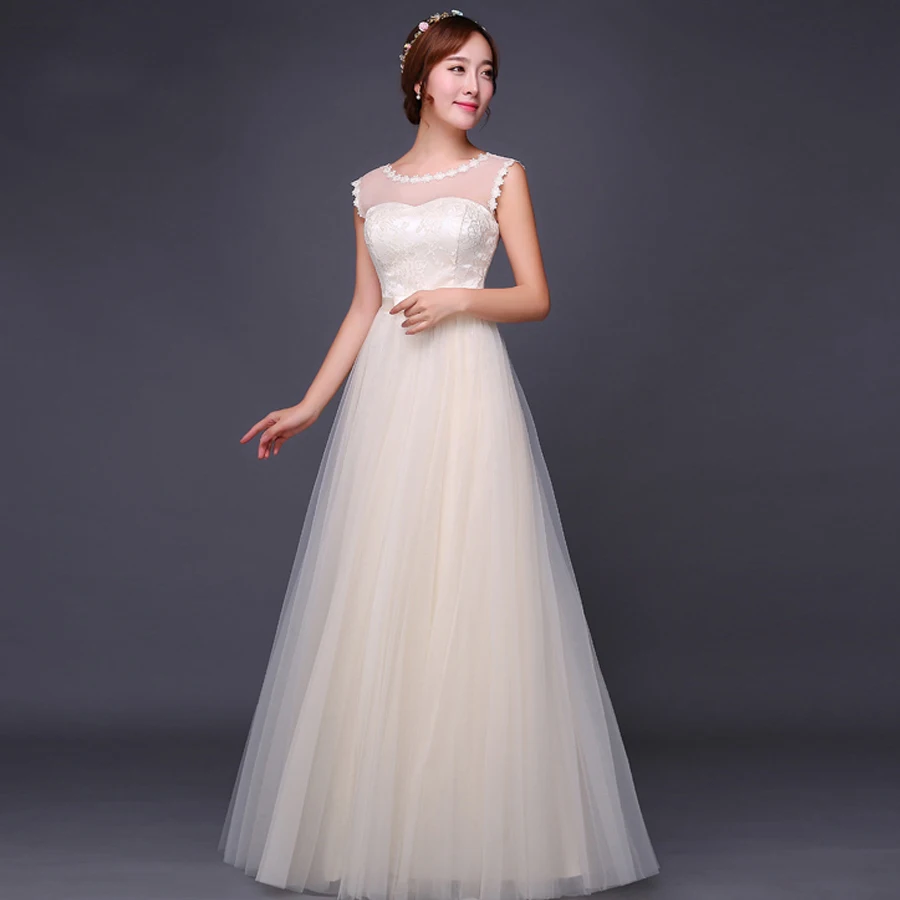 

Long and Short Two Styles V-Neck Tank Prom Dress A-Line Floor Organza Lace Formal Evening Dresses 2019