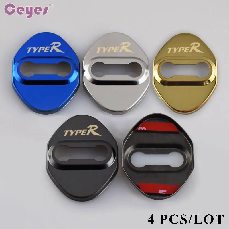 

Ceyes Car Door Lock Cover Car Styling Case For Honda Type R Civic Accord CRV Hrv Jazz Typer Mazda Auto Accessories Car-Styling