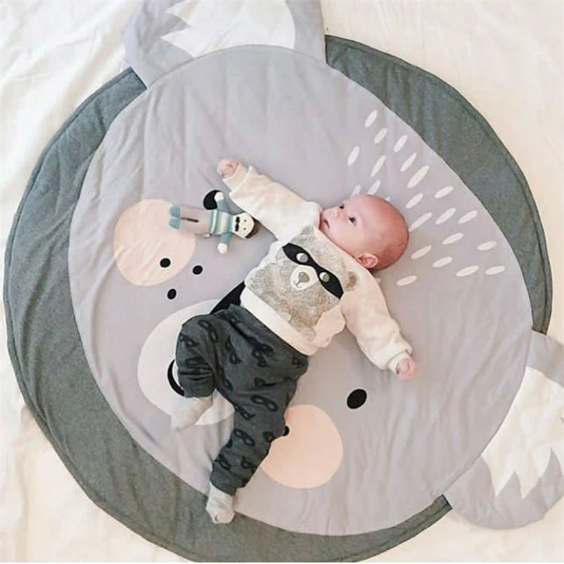 Discount This Month Cutton Kids Play Game Mat Baby Rug Floor Cotton Crawl Mat Tapete Para Bebe