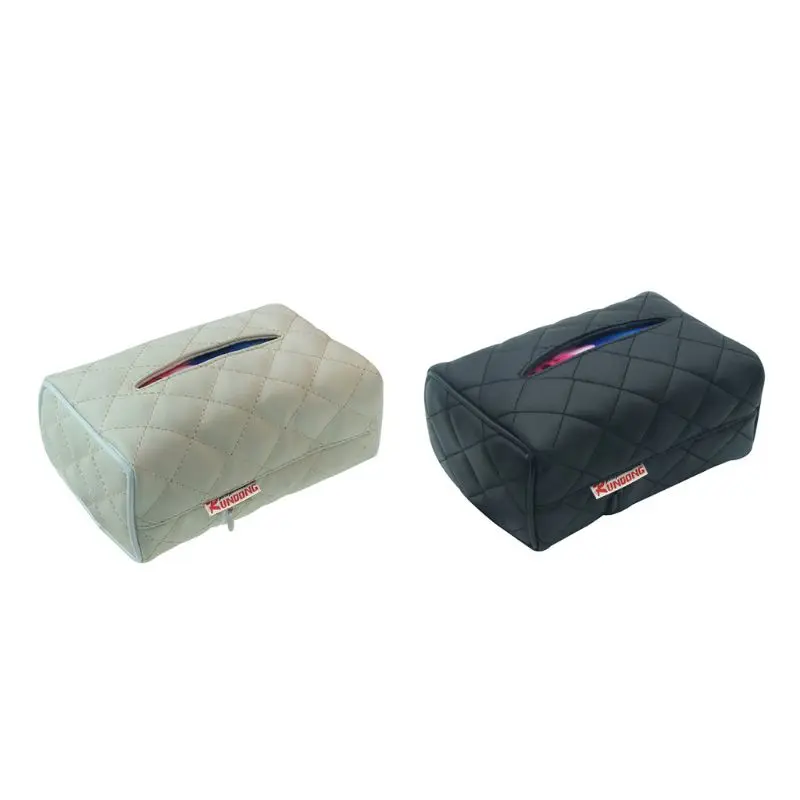 

Sun Visor Chair Back Hanging Type Tissue Box Creative Car Supplies Tissue Tray