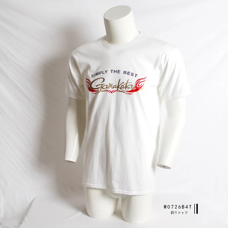 

Gamakatsu Summer New 2019 Fishing T-shirt O-Neck Short Sleeves Simple Hiking Shirt Outdoor Sports Fashion Fishing Clothes