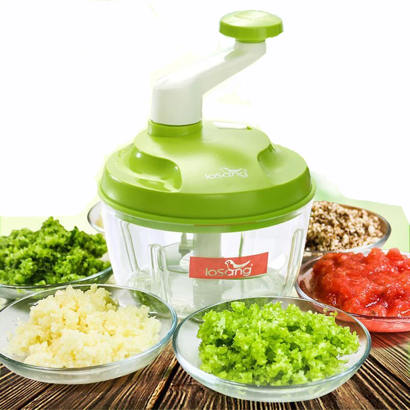  Essential Kitchen Tools Onion Vegetable Chopper Hand Speedy Chopper Vegetable Fruits Chopped Shredders & Slicers KT-1002 