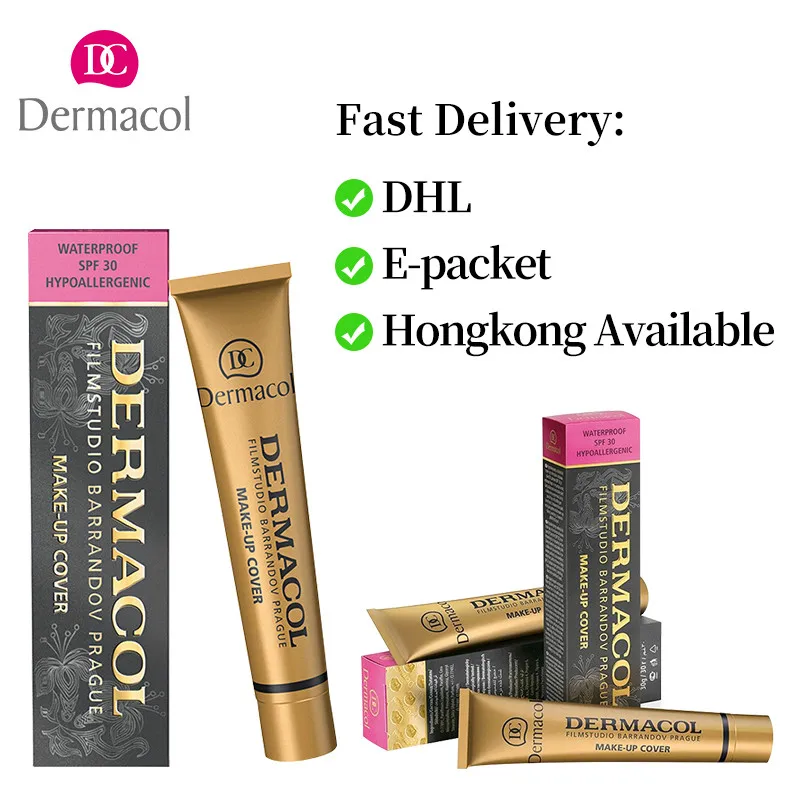

Dermacol Makeup Cover Authentic 100% 30g Primer Concealer Base Professional Face Dermacol Makeup Foundation Contour Palette