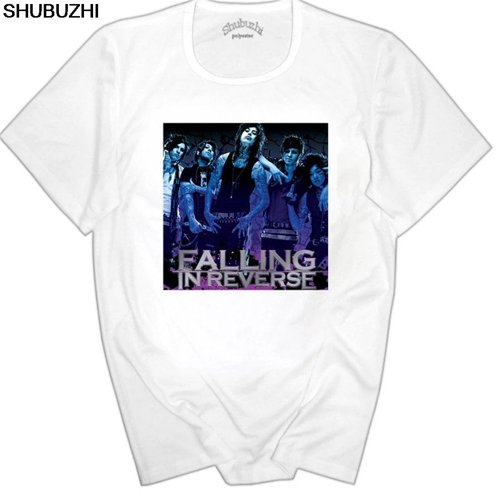 

cotton Falling In Reverse Dripping Lips T Shirt Rock Band Ronnie Radke Design Tops Soft Tee euro size