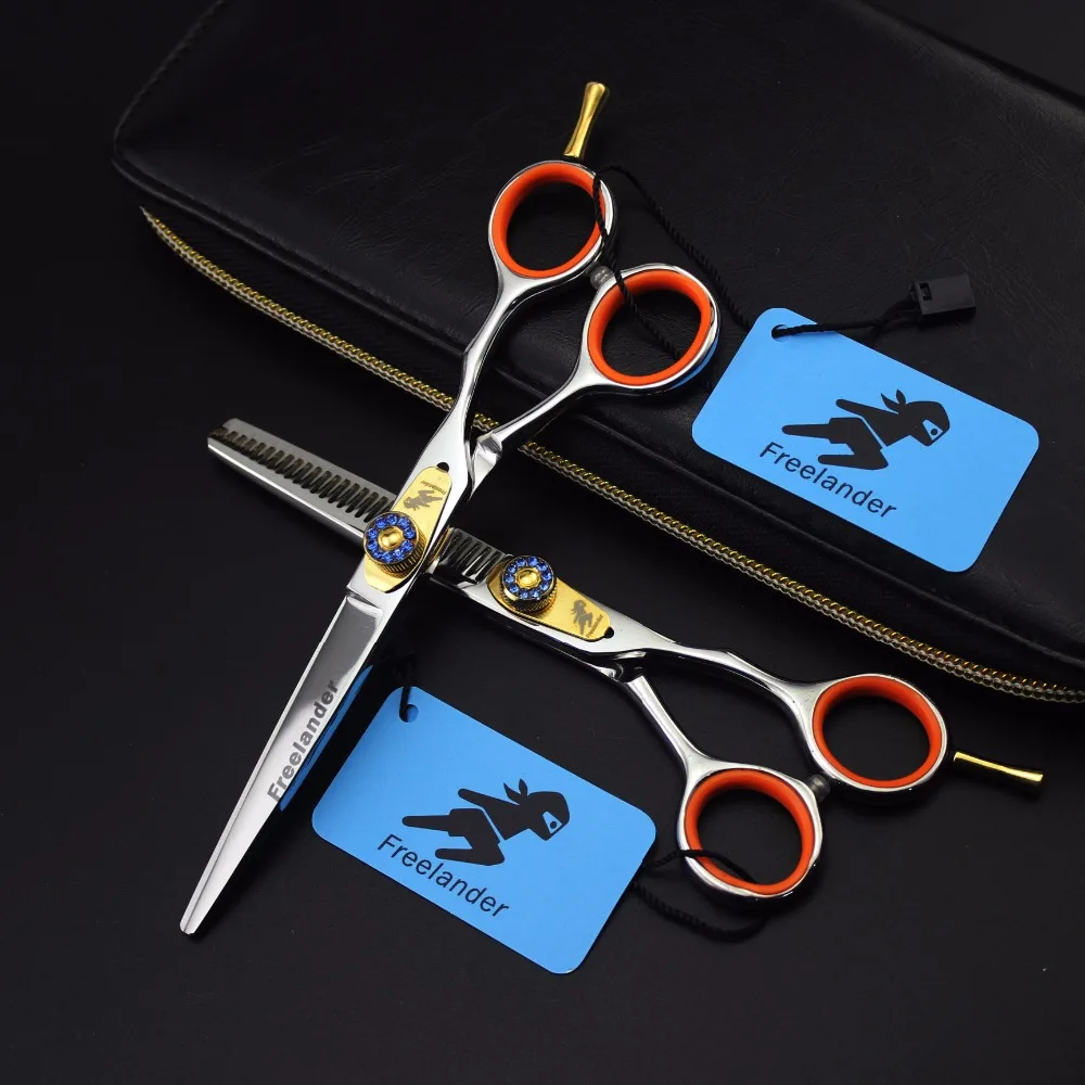 6 in. Excellent Hair Scissors set ,Straight & Thinning scissors set