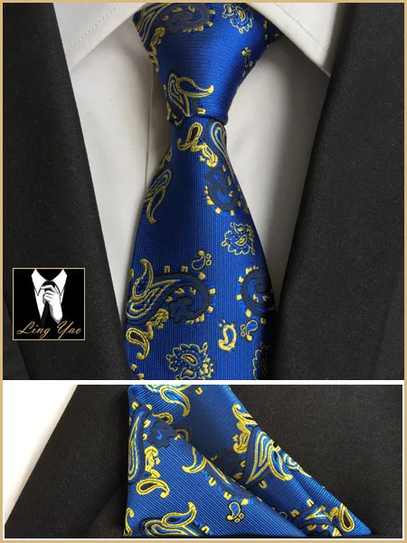 8 см уникальный набор галстуков с карманом квадратным твердым желтым галстуком
