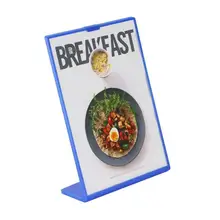 A4 акриловой крышкой Pp L стенд для этикетки знак цена меню подставка-держатель для карточек меню табличная рамка для фотографий Дисплей стол-подставка для рабочего стола