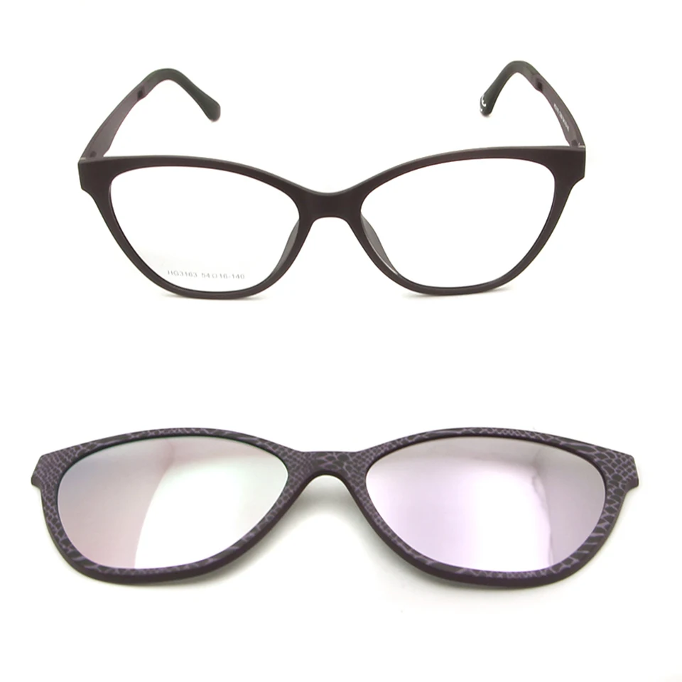 Ultem очки с зажимом на Поляризованные оптические очки оправа «кошачий глаз» очки для женщин очки для близорукости очки женские солнцезащитные очки