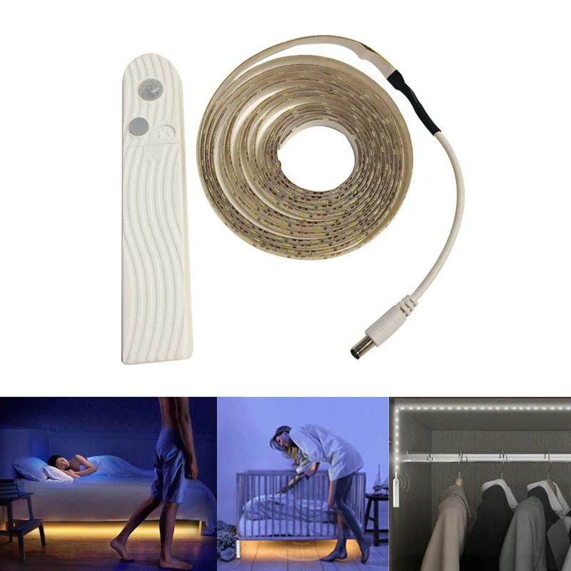 

LED Strip 2835 DC5V 60LEDs/m Flexible LED light TapeLight Warm white Motion Sensor LED Strip 1M 2M 3M