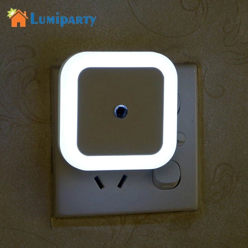 

LumiParty Mini LED Night Light Square Smart Control Sensor for Kids Baby Room Bedside corridor indoor