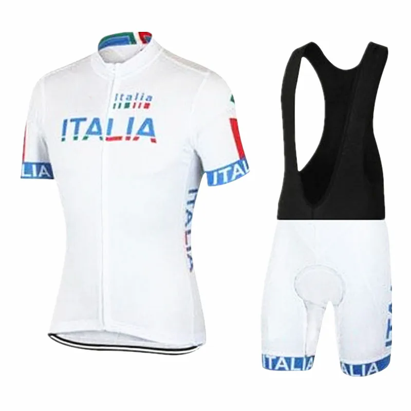 Мужская одежда для велоспорта Ropa Ciclismo Italia, белая команда, набор Джерси для велоспорта, быстросохнущая спортивная майка, одежда для велоспорта, Uniformes De ciclismo, наборы