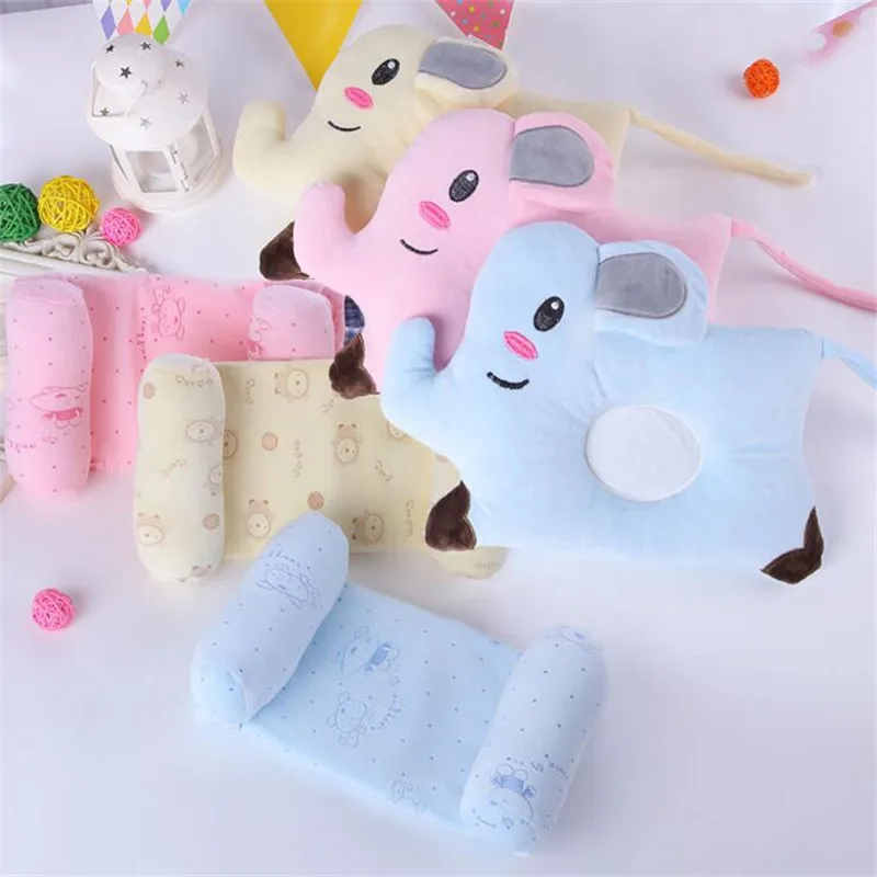 

New Design Baby Pillow Newborn Head Protection Cushion Baby Toddler Sleep Positioner Anti Roll Bedding Infant Nursing Pillow
