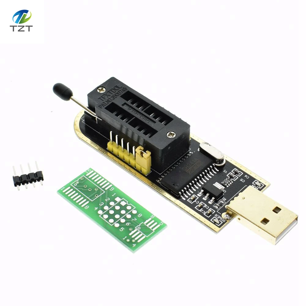 1pcs Smart Electronics CH340 CH340G CH341 CH341A 24 25 Series EEPROM Flash BIOS USB Programmer with Software& Driver