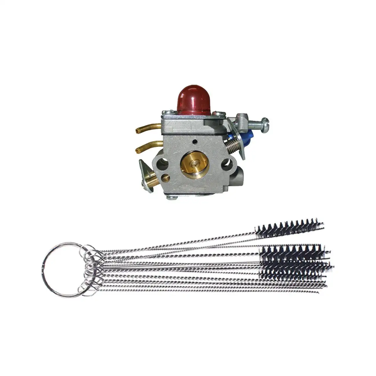NEW Carburetor & cleaning brush For Husqvarna 124L 124C 125C 125E 125L
