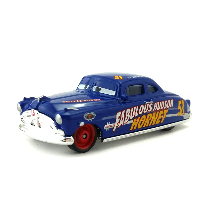 Disney Pixar Cars No.86 цыпленок Хикс Молния Маккуин 1:55 литья под давлением металлическая