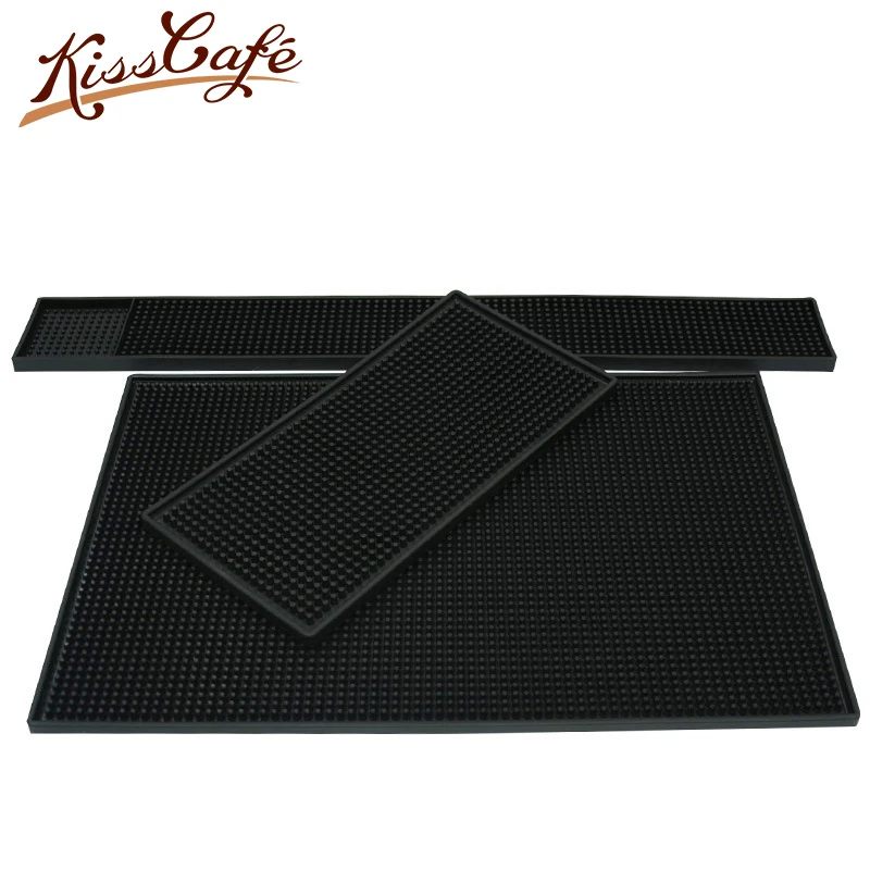 

Rubber Service Bar Mat Heavy Duty Home Bar and Rubber Drip Mats Cocktail Bartender Tea Cup Mug Set Waterproof Kitchen Placemat