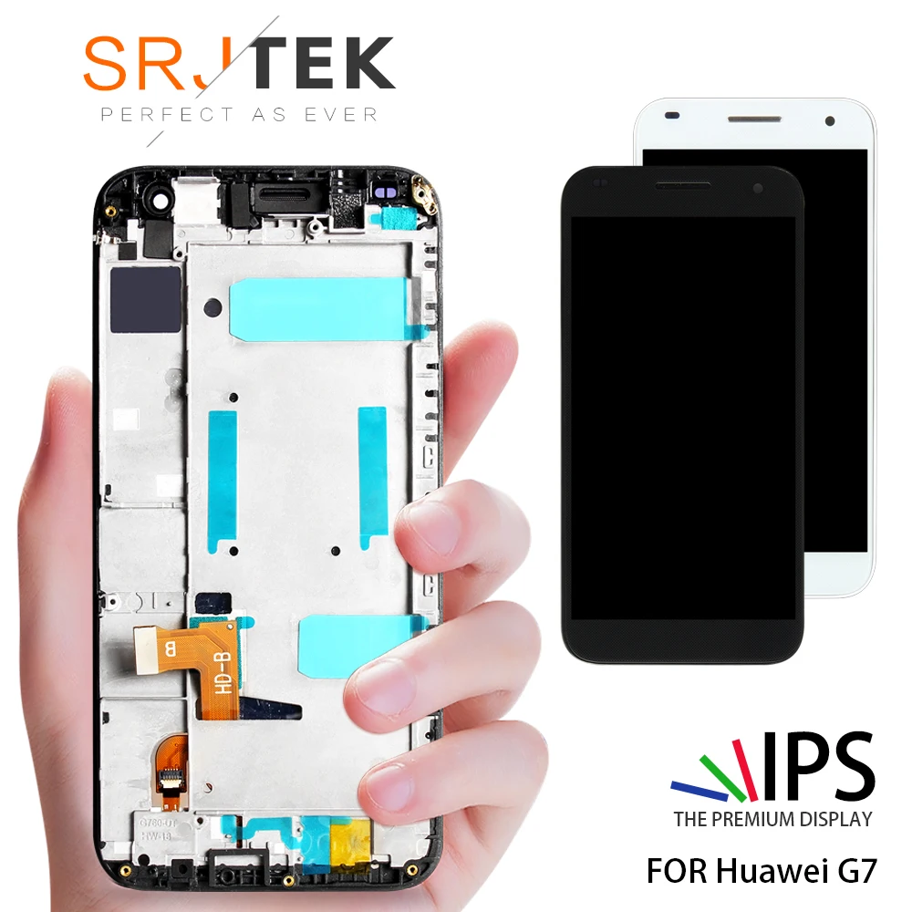 

100% TESTED 1280x720 For Huawei G7 LCD Touch Screen For Huawei G7 Display Digitizer Assembly Replacement Parts